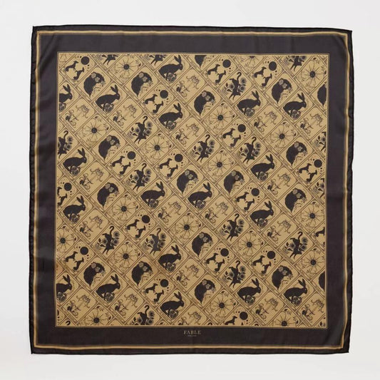 Écharpe Carrée Céleste Jessica Roux Tarot Tales