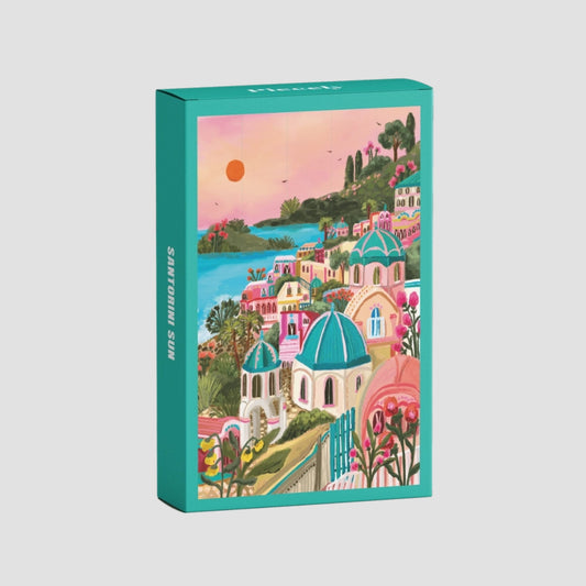 Mini Puzzle le soleil de Santorini, 99 Pièces