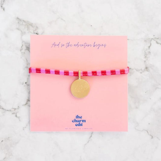 Bracelet À Breloques « And So The Adventure Begins »