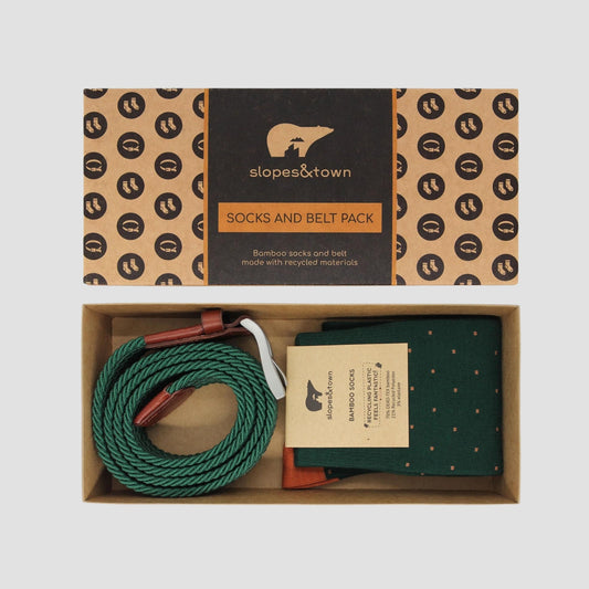Coffrets Ceinture et Chaussettes Recyclées Kevin