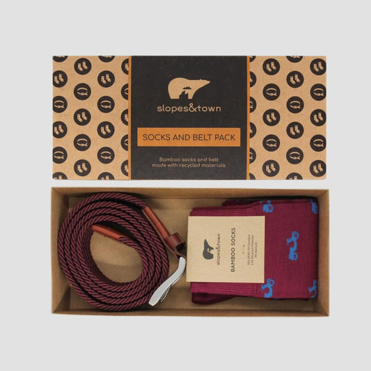 Coffrets Ceinture et Chaussettes Recyclées Xavi