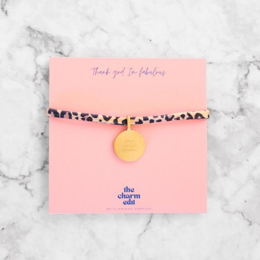 Bracelet À Breloques Thank God I'm Fabulous