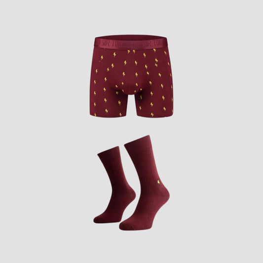 Coffret Boxers et Chaussettes pour Homme - Thunderbutt - Biologique