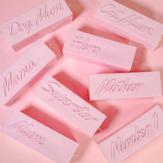Bougies Superstar en Rose Pastel : Éclat et Originalité