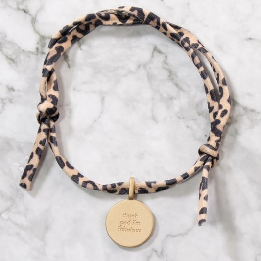 Bracelet À Breloques Thank God I'm Fabulous
