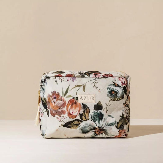 Trousse de Toilette Azur Artisanale 20cm : Un Compagnon de Voyage Élégant et Pratique