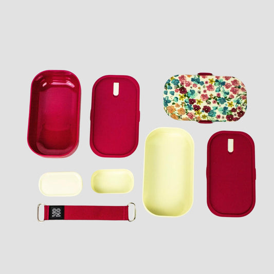 Lunch box imprimée Giverny 2 étages - 1200 ml