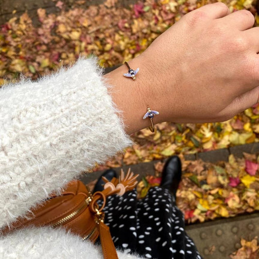 Bracelet En Émail Abeille