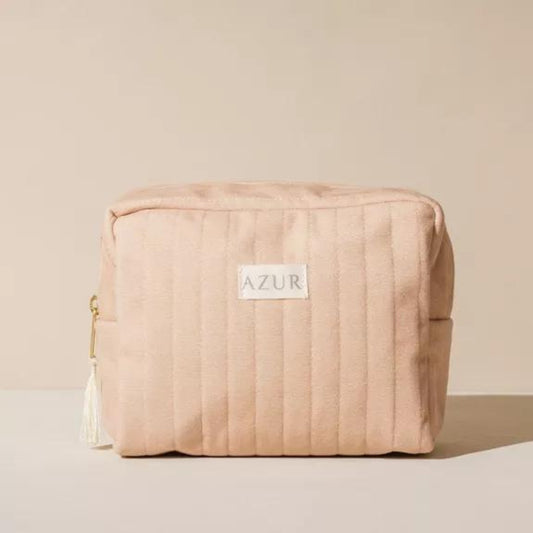 Trousse de Toilette Azur Artisanale : L'Élégance dans Votre Routine de Soins